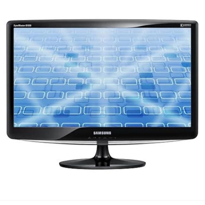 MONITOR LCD SAMSUNG 19INCH LIKE NEW KOMPLIT KABEL GARANSI 1 BULAN