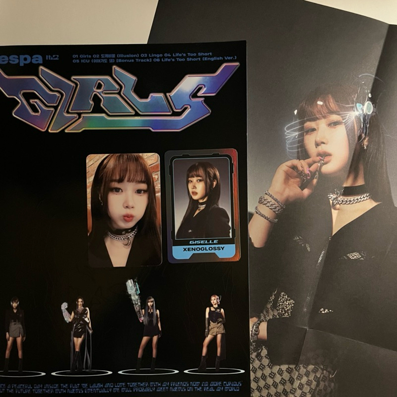 [BACA DESKRIPSI] Unsealed Girls Kwangya Ver. aespa Album Giselle Set