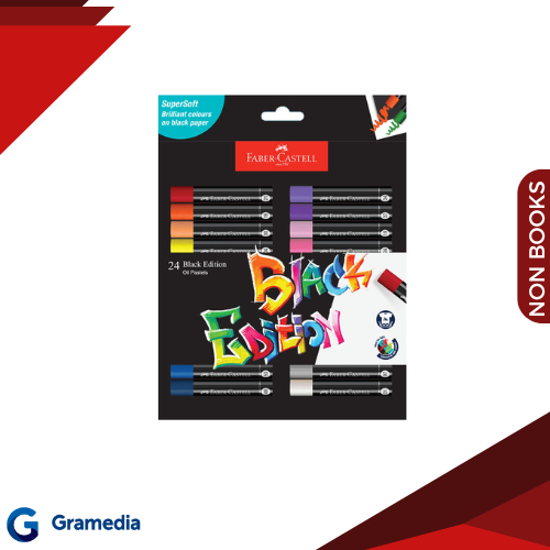 

Gramedia Medan - Faber-Castell Black Edition Oil Pastel set-24 220024