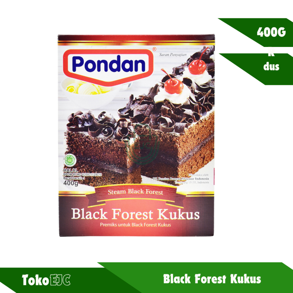 

Pondan black forest kukus instan 400gr