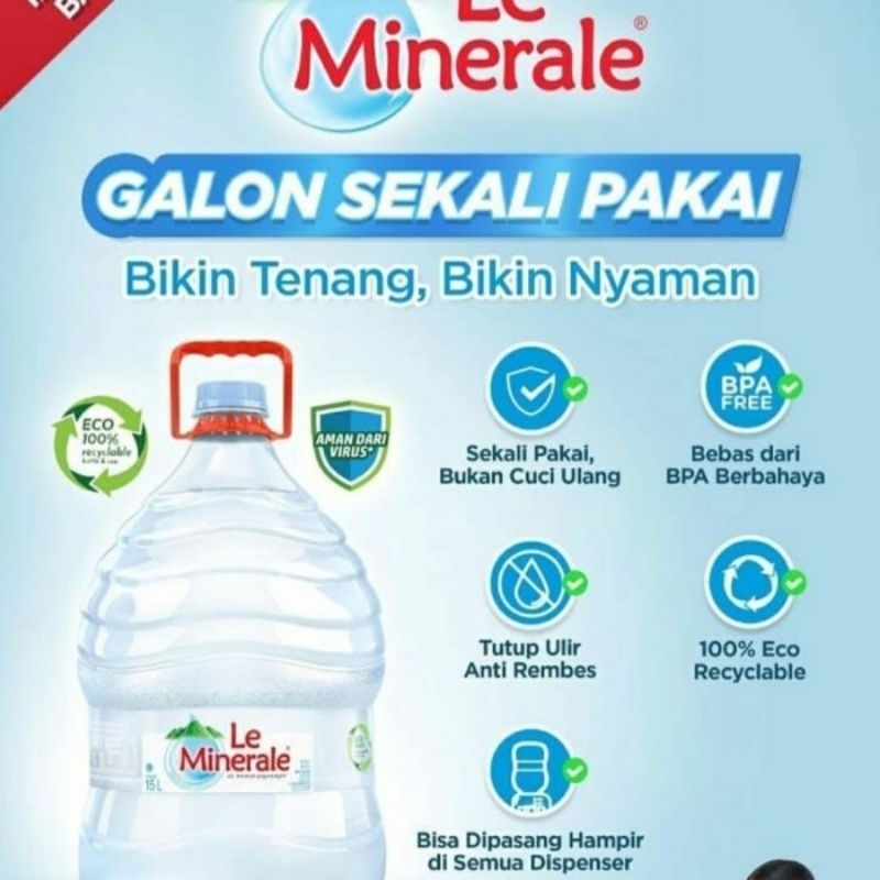 

LeMineral Galon 15ltr