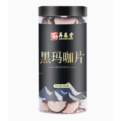 

Black Maca 黑玛卡片 250Gram Hei Ma Ka Pian