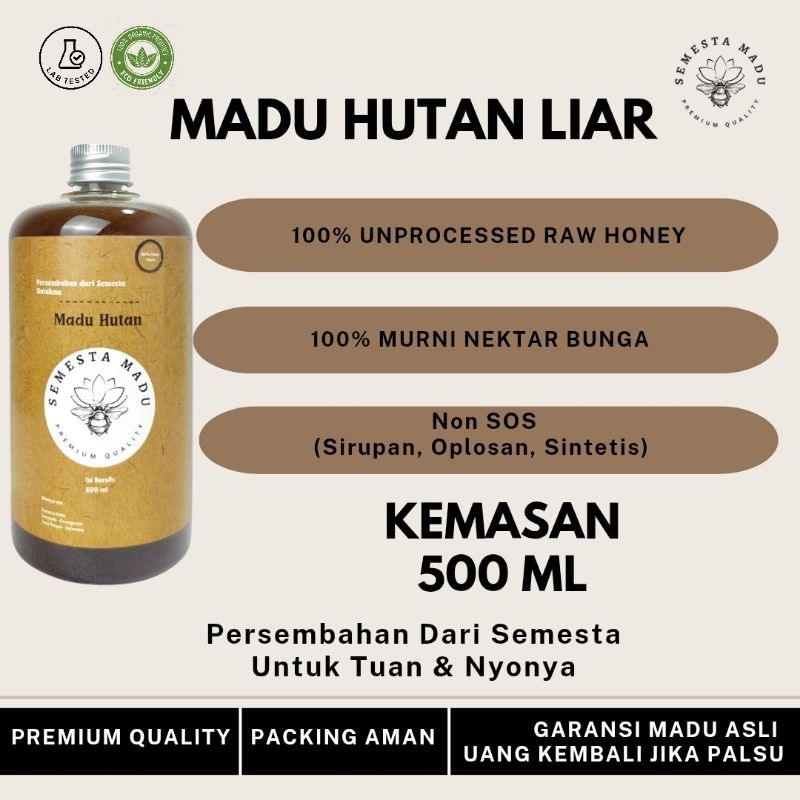 

MADU HUTAN LIAR 100 % ASLI DARI LEBAH LIAR HUTAN