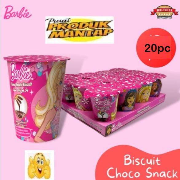 

Barbie Chocolate Snack Medium Coklat Biskuit Stick - 20 pcs