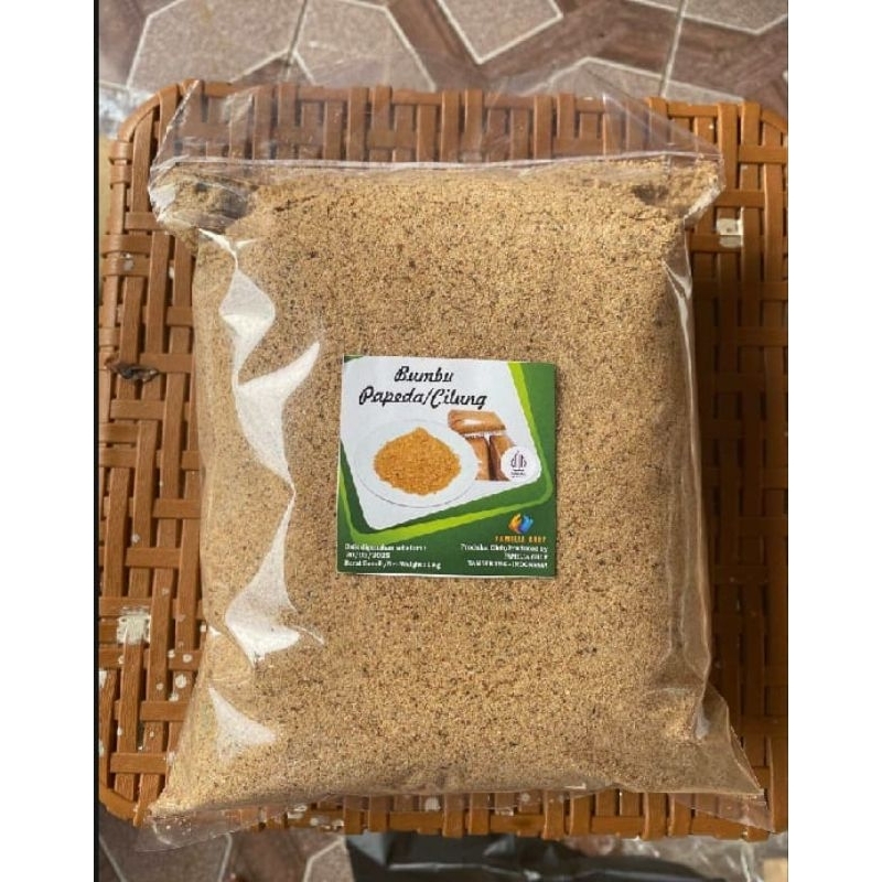 

Bumbu Cilung Padeda 1Kg Murah - Papeda Super Gurih Enak - Remesan Bawang Rempah Bubuk