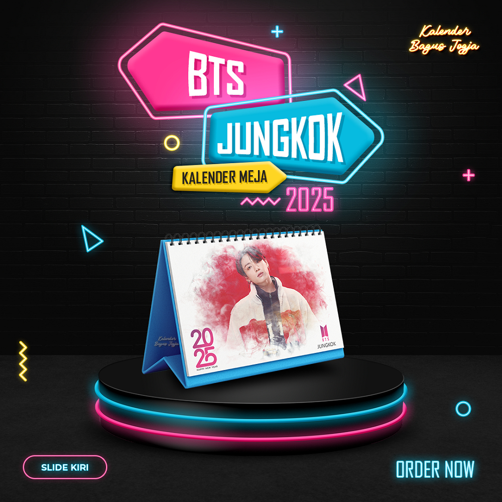 

KALENDER MEJA 2025 : KALENDER BTS / KALENDER BTS JUNGKOK / KALENDER K-POP / KALENDER AESTHETIC