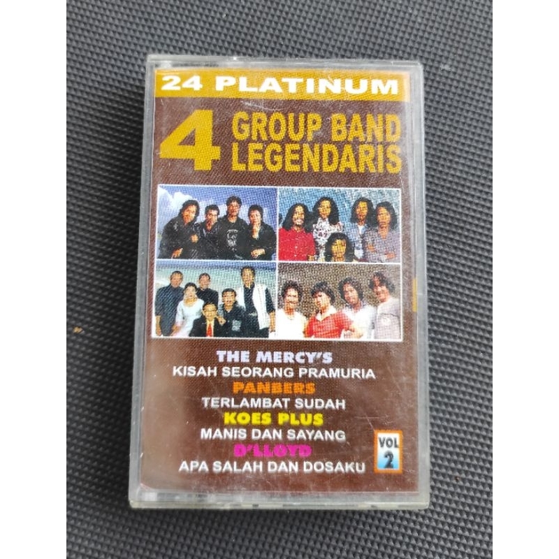 kaset pita 4 group band legendaris