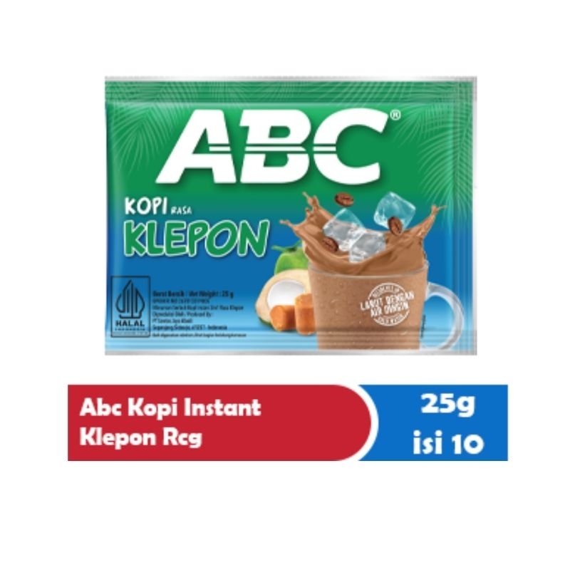 

ABC KOPI INSTANS KLEPON RCG 10x25g