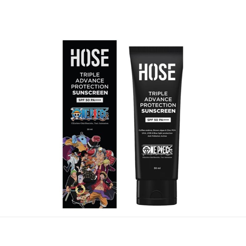 HOSE Sunscreen Wajah Pria Triple Advance Protection SPF 50 30 ml