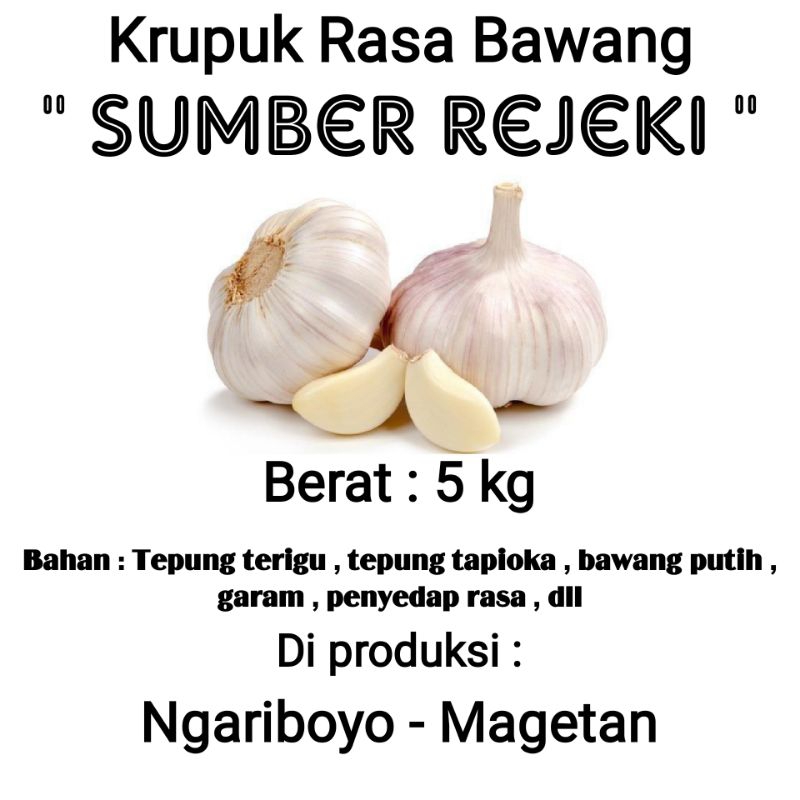 

krupuk bawang dan tumbar