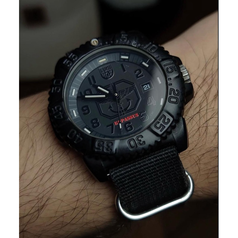Limited Edition (163/500) Luminox Kopassus All Black (Keluaran Pertama)