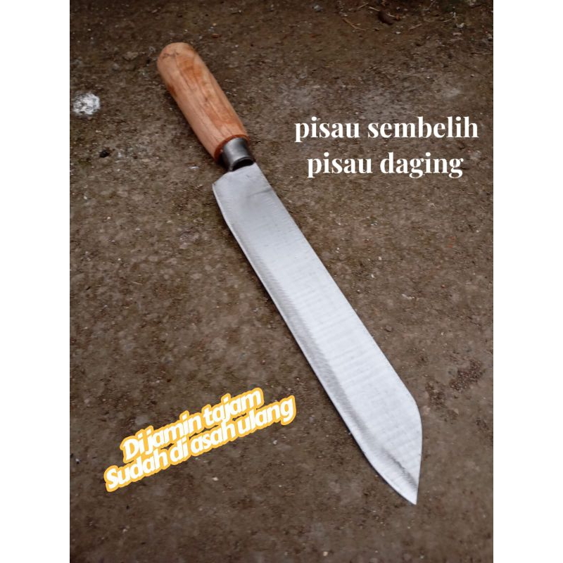 Pisau baja super tajam,pisau daging, pisau sembelih unggas