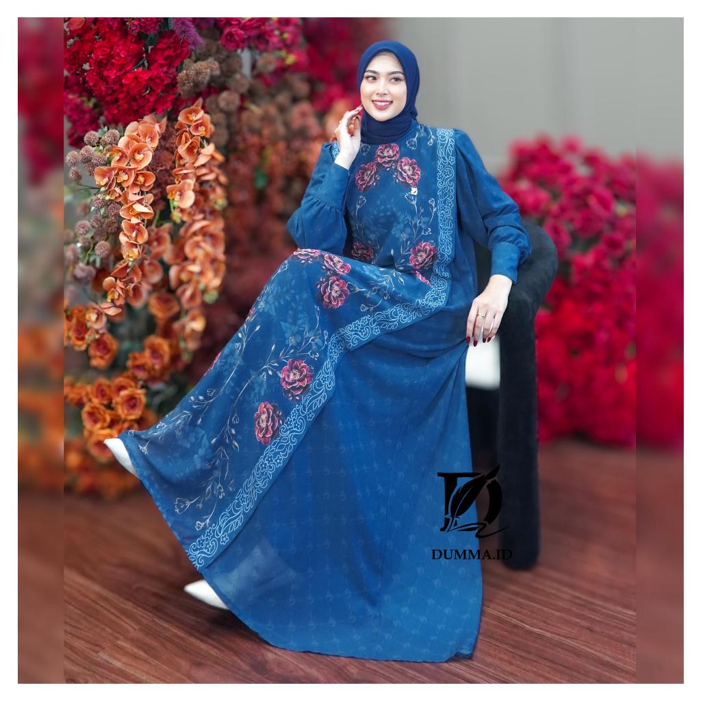 Gamis Seika Set Hijab Wanita Muslimah Dewasa Terbaru 2025 BY DUMMA
