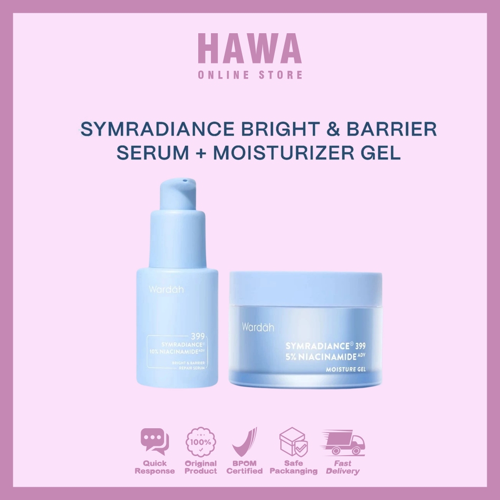 WARDAH Symradiance 399 All Series | Moisturizer Gel | Serum Eksfoliasi Wajah