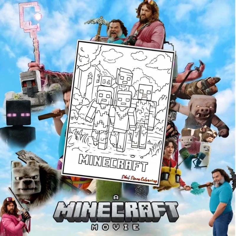

KERTAS GAMBAR MEWARNAI MINECRAFT COLLECTION V1 ISI 16 LEMBAR GAMBAR BERBEDA / KERTAS GAMBAR TEBAL 160GSM / PAUD / SD / TK