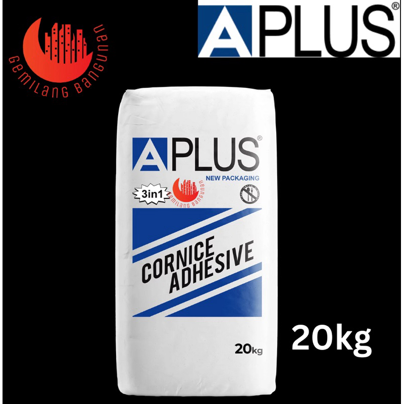 APLUS Cornice Adhesive / TEPUNG APLUS /Aplus Cornis / Aplus Compound Plafond