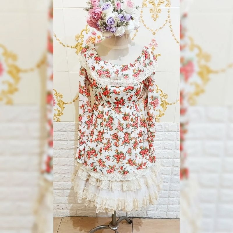 Axes Femme Floral Red