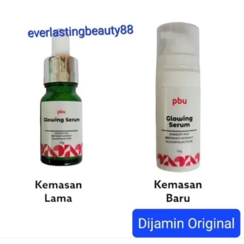 PBU Glowing Serum - pemutih pencerah pelembab - BPOM