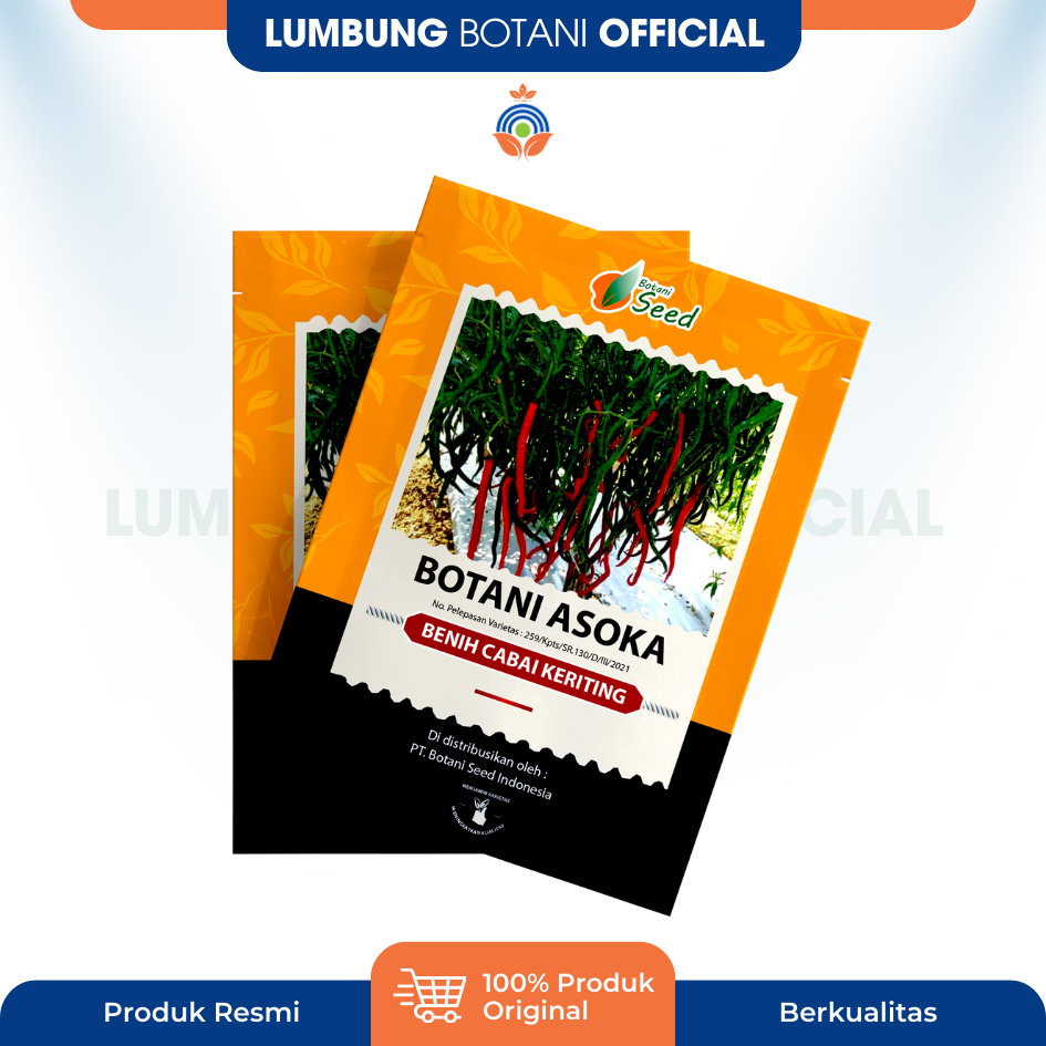 Benih Cabe Merah Keriting Asoka Botani Seed IPB / Kualitas Baik