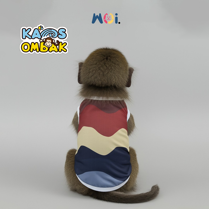 Pureblies_  .. - Baju Monyet Pantai Kaos Ombak Tank Size S-L Lucu, Nyaman, & Stylish