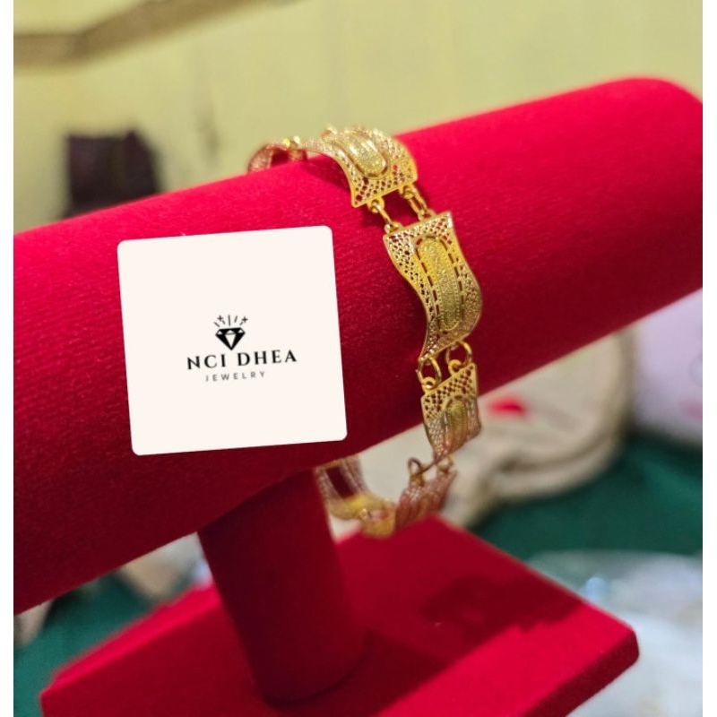 Promooooo ,,,,,gelang Mewah model Arab , Titanium 100% Tahan lama tidak pudar
