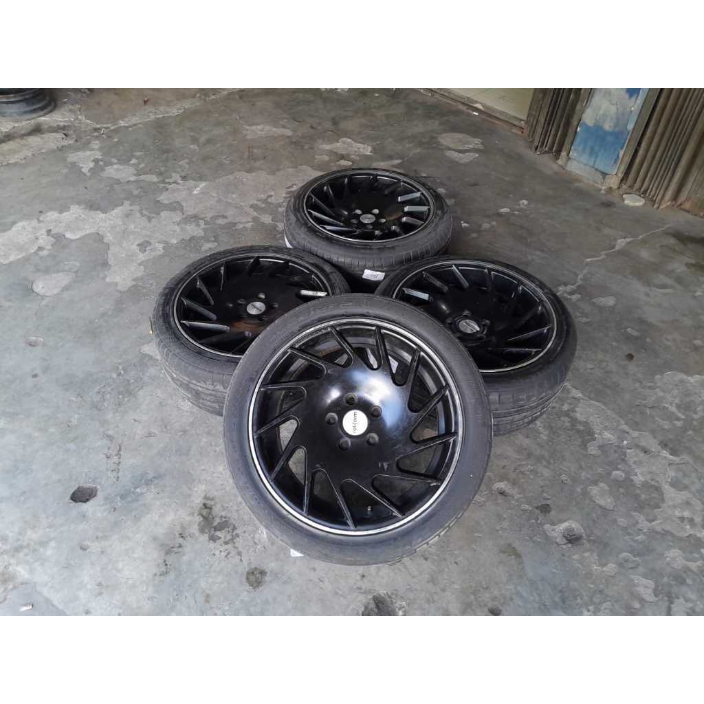 Velg Racing Celong Bekas R18 Rotiform Pcd 5x114 Ban Bonus Ring 18 Buat Rush Terios Innova Xpander Ou
