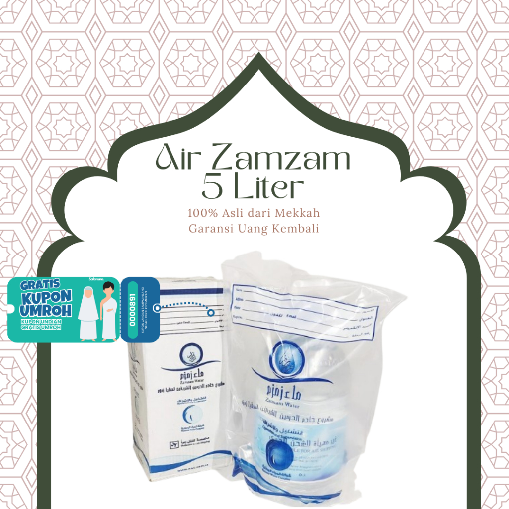 

AIR ZAM ZAM [ 5 LITER ] ASLI MEKAH