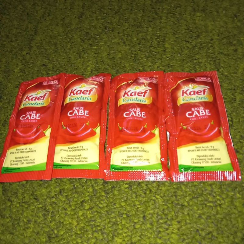 

SAUS CABE KAEF GANDARIA 9g BPOM RI SERTIFIKASI HALAL