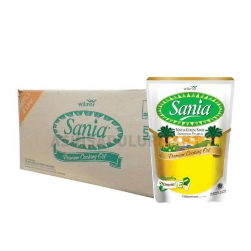 

MINYAK GORENG SANIA 2LITER/SANIA 2LITER KEMASAN POUCH 2 LITER