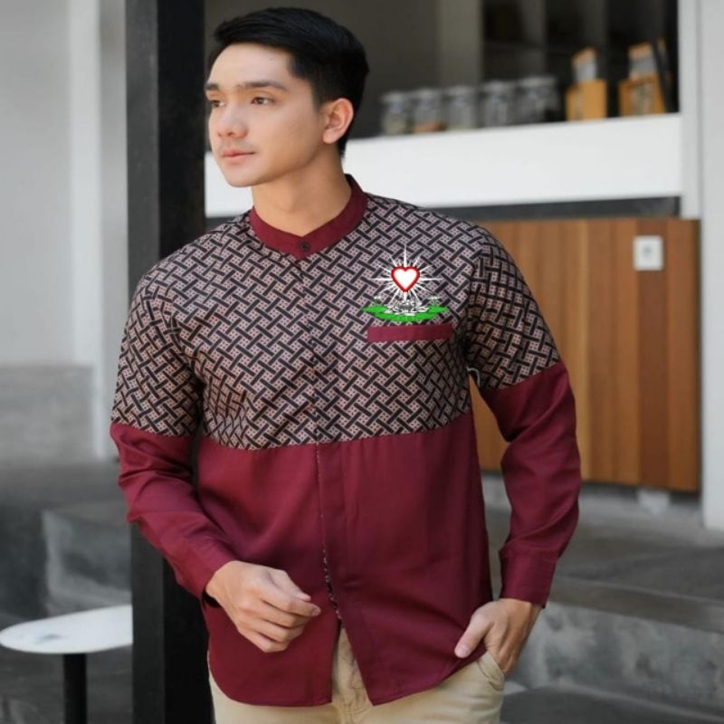 Hem Koko Batik PSHT (Kode B)