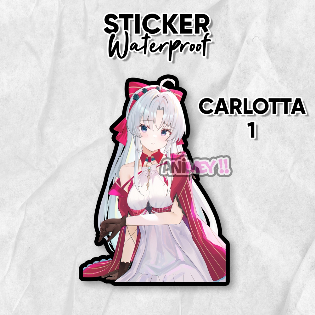 

Stiker Carlotta Game Wuthering Waves / Sticker Anime Waterproof