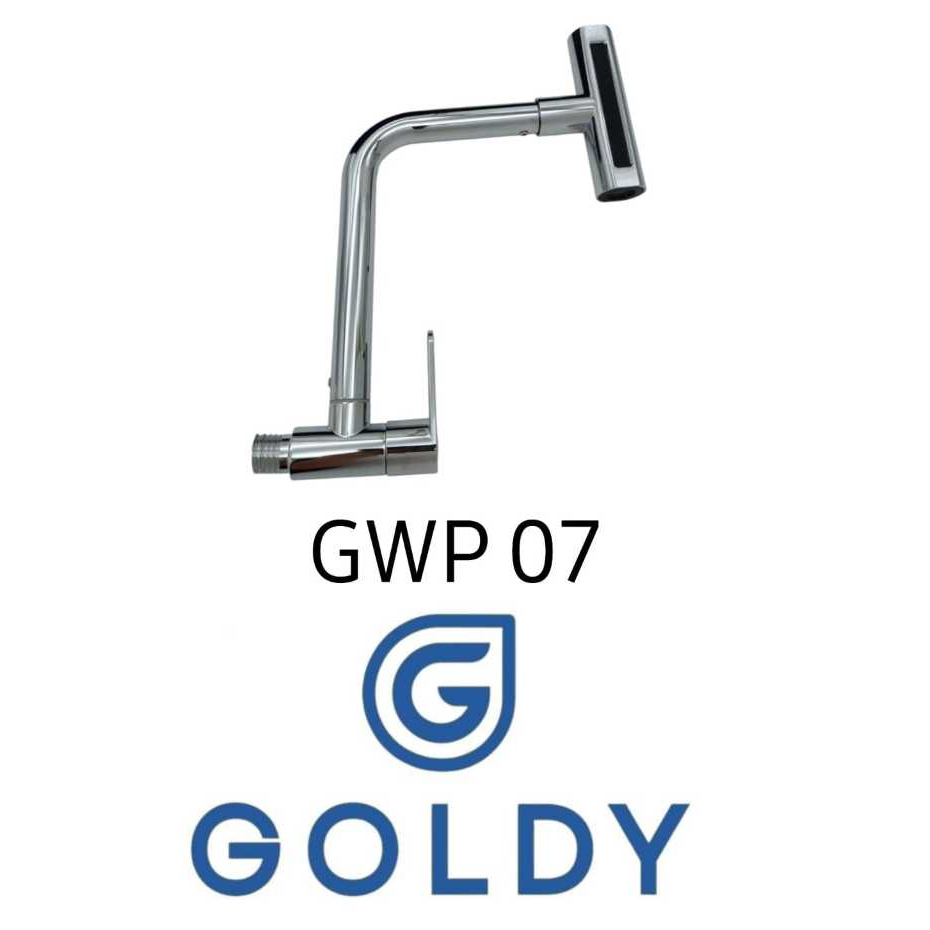 [ GOLDY ] Kran Wastafel / Kran Cuci Piring Lubang Samping GWP 07 1/2"