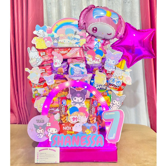 

Ready Snacktower Buket Mading snack ulang tahun hampers goodiebag