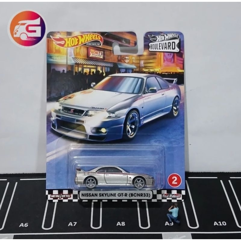 Hot wheels premium nissan skyline GT-R R33 boulevard