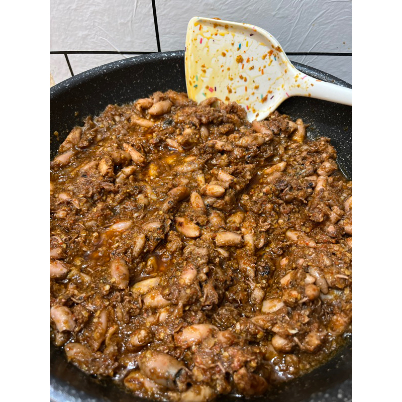 

cumi sambal buatan tangan ibu