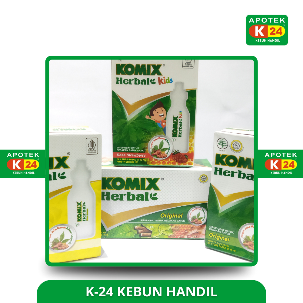 Komix Herbal Sachet/Lemon/KidsOriginal Tube (4 Tube)