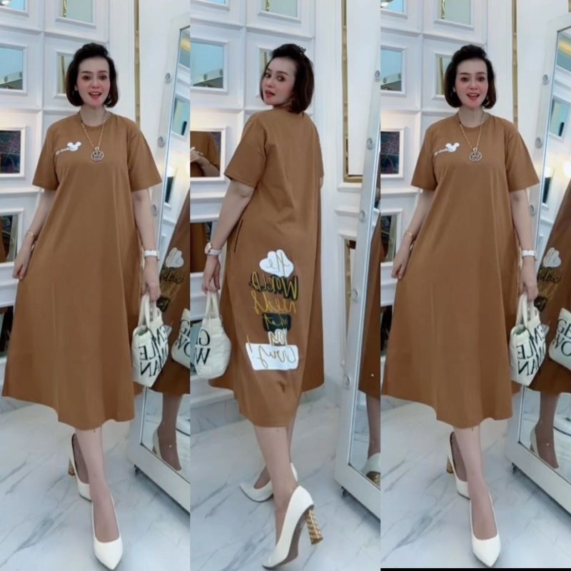 DASTER NABIL LENGAN PENDEK // MINI DASTER DRESS OR