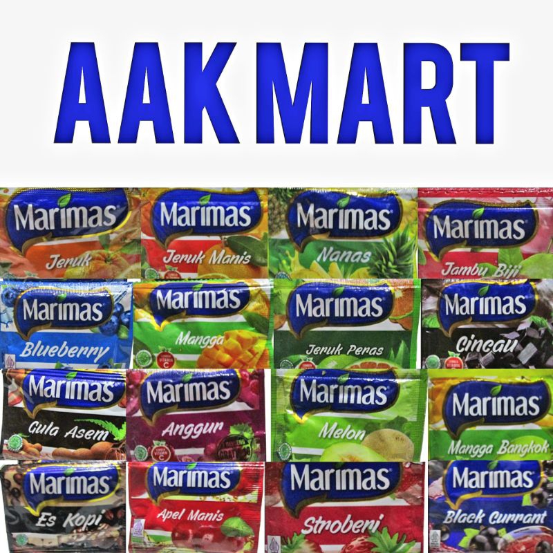 

marimas satu renceng isi 10 sachet