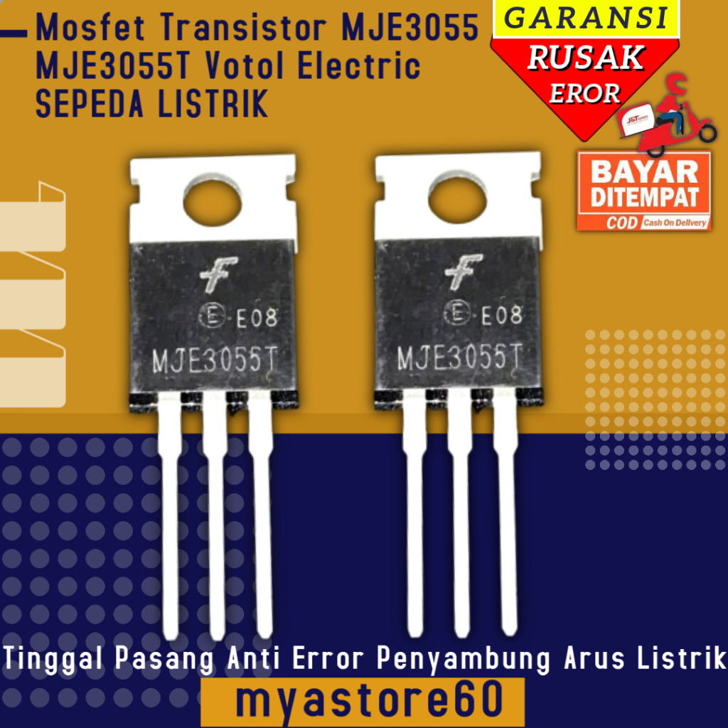 MJE3055T MJE2955T Power Transistor 75W 10A 60V MJE3055 MJE2955 TO-220 - MJE2955T