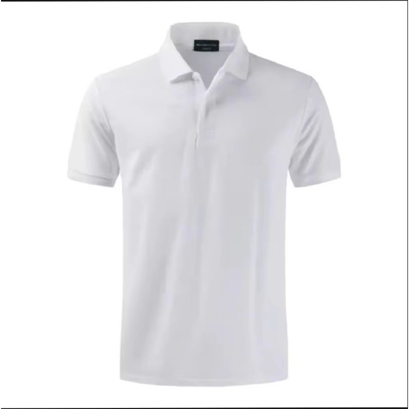 Kaos kerah/ Kaos kerah Polos Kaos kerah pria Dan wanita warna hitam,putih,merah