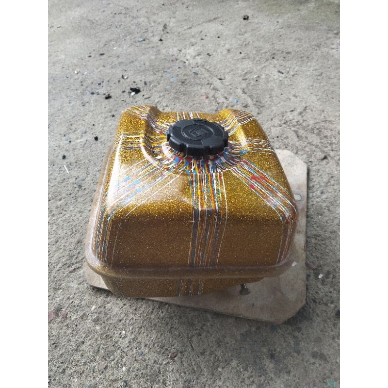 tangki fiber mesin GX 390 sampai GX 500 pakai Glitter emas