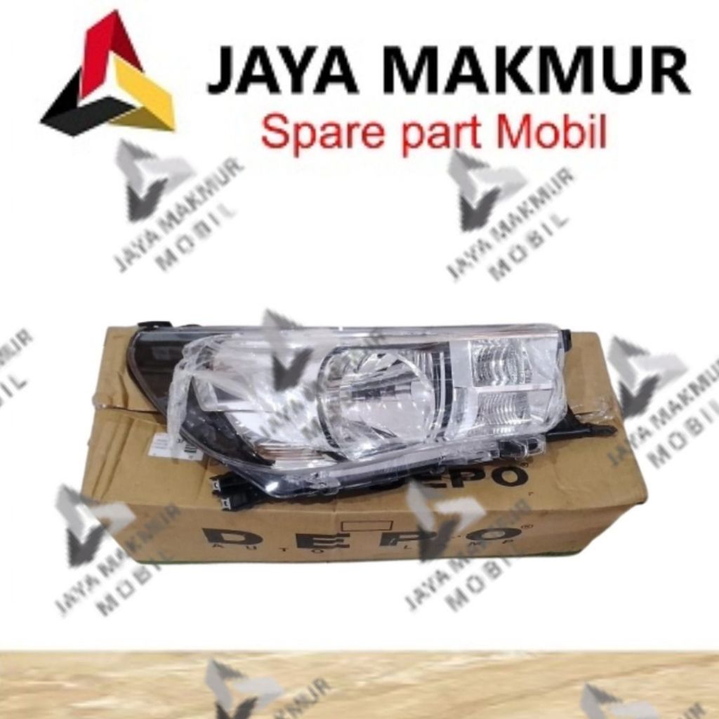 DEPO LAMPU DEPAN HEADLAMP HILUX REVO 15-ON