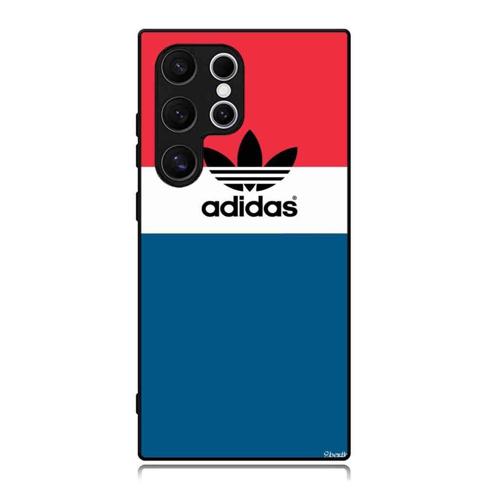 Case Samsung S25 S24 S23 S22 S21 S20 S10 S9 S8 S7 Ultra Plus Fe Edge Custom Softcase Adidas Color
