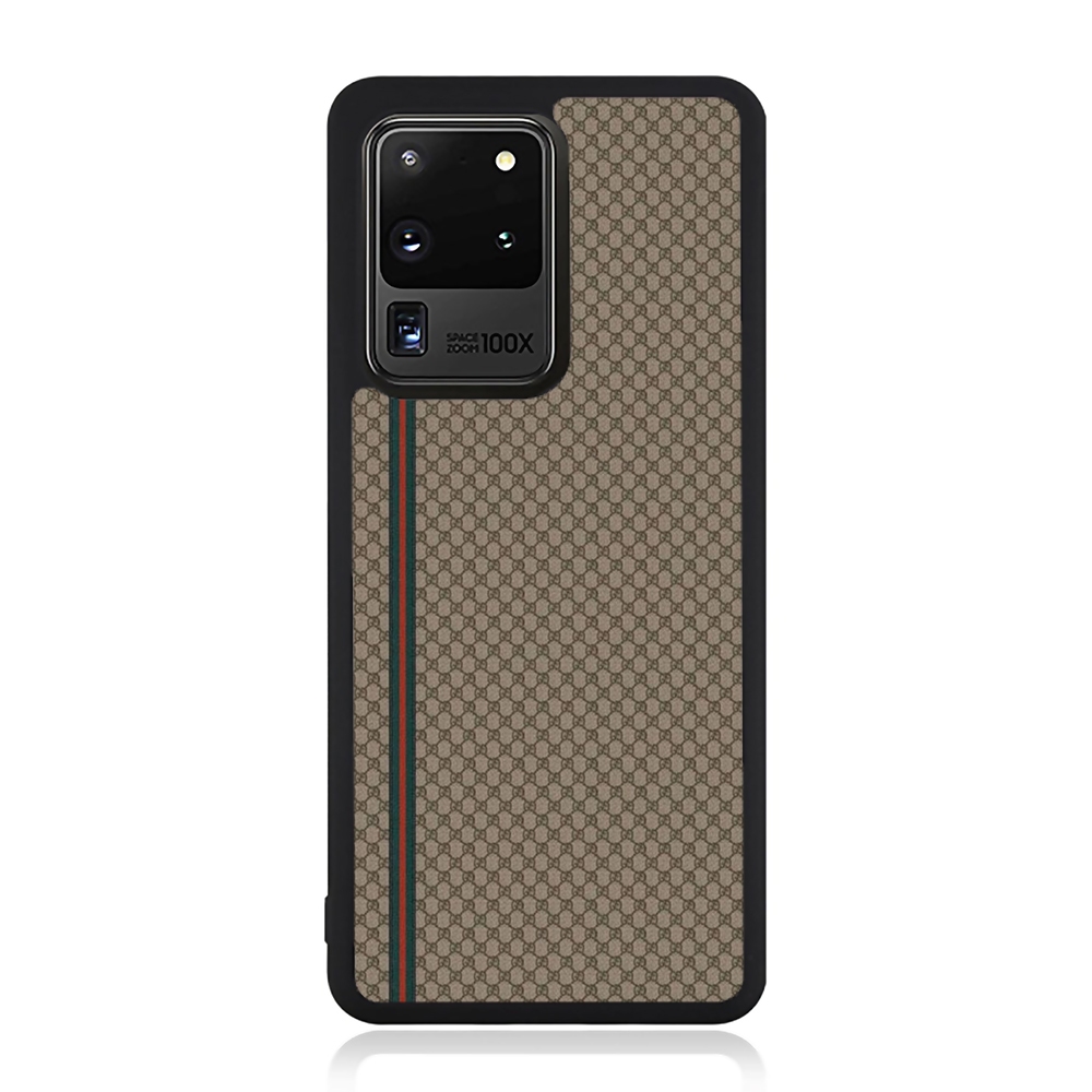 Case Samsung Galaxy S Series Note Series Note 20 10 9 8 7 Edge Plus Ultra Tpu Rubber Gucci Pattern