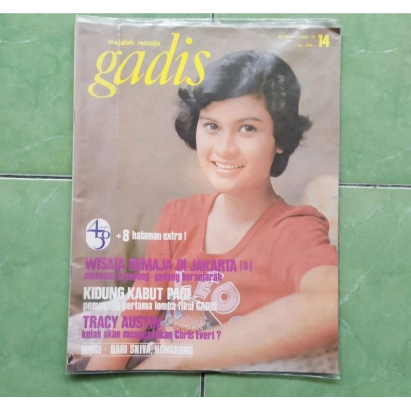 majalah remaja GADIS no. 14 1977 jadul lawas lama