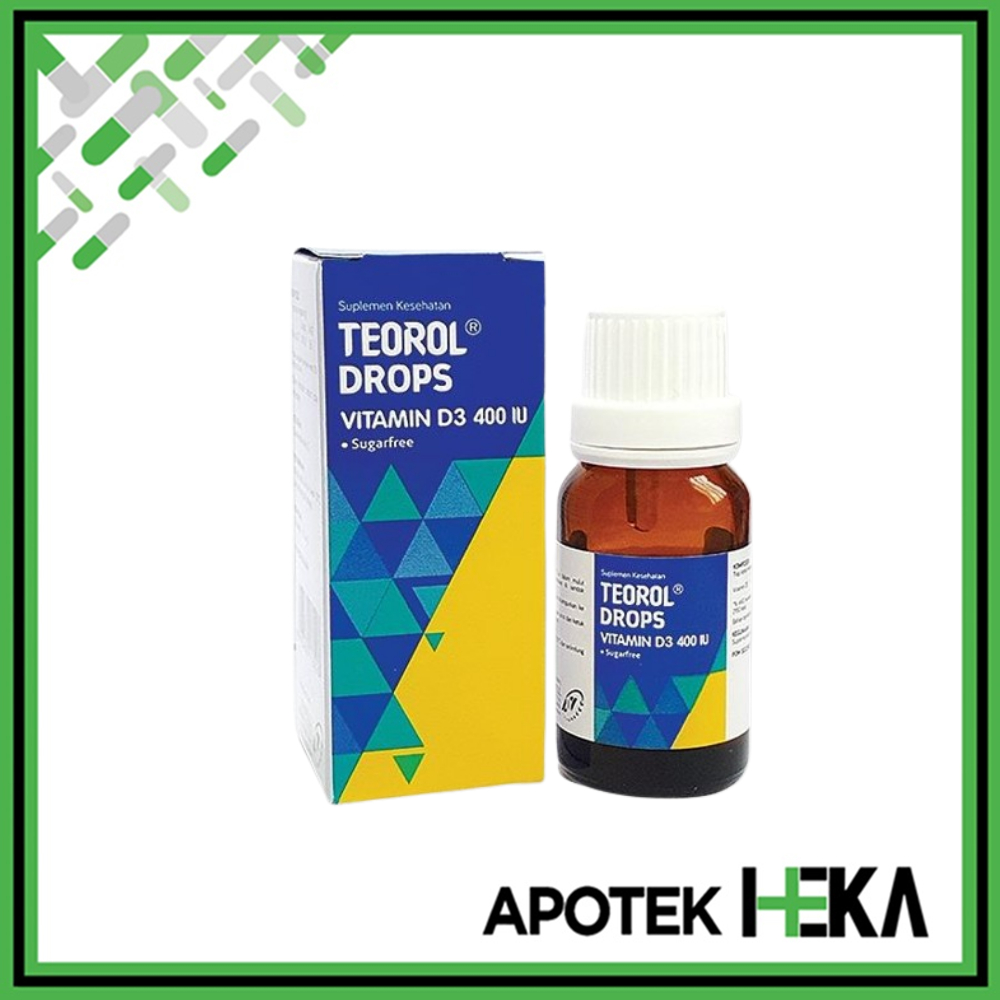 Teorol Drop Vit D3 400 IU - Memenuhi Kebutuhan Vit D3