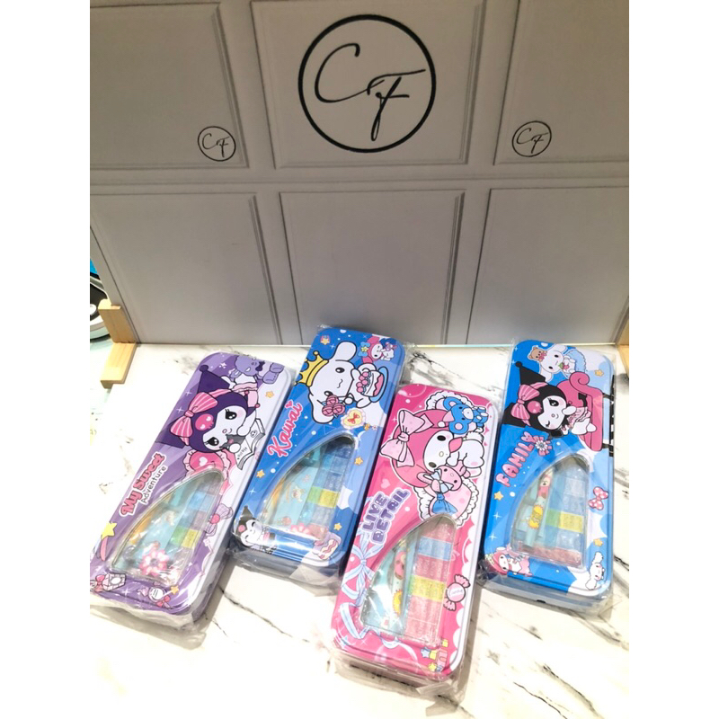 

Kotak Pensil Kaleng Set K-738 / Pencil Case/Tempat Pensil Set Lengkap