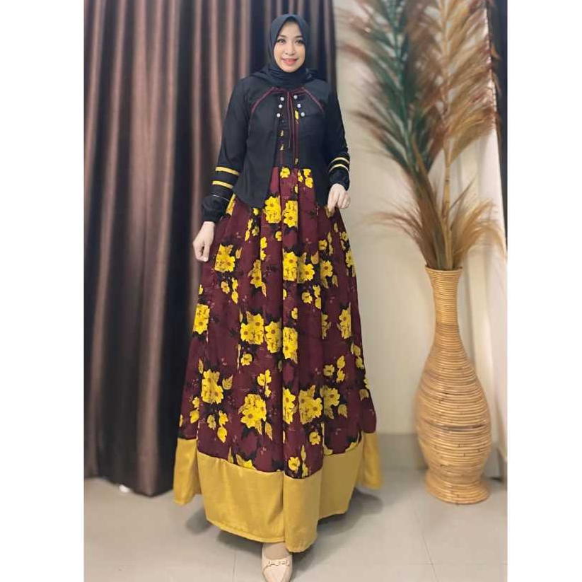 DEURA 292 Stelan rok maxi katun terbaru