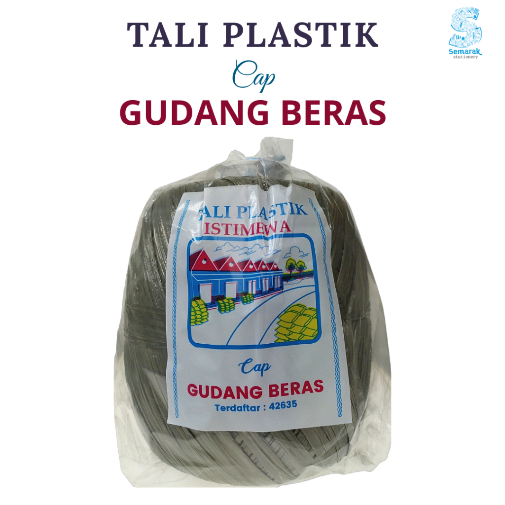 

Gudang Beras Tali Plastik Rafia 388 Meter - Hijau [1 Roll]