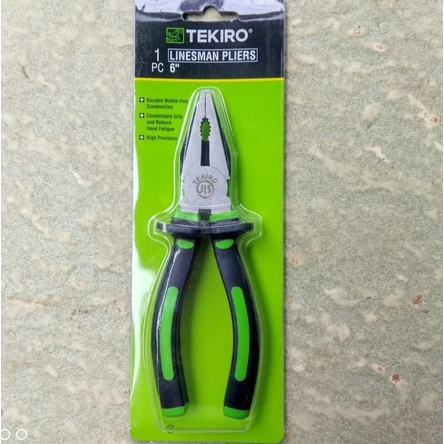 TEKIRO Tang Kombinasi 6" Linesman Pliers Tang kombinasi 6 inci tekiro murah - TEKIRO TANG KOMBINASI6